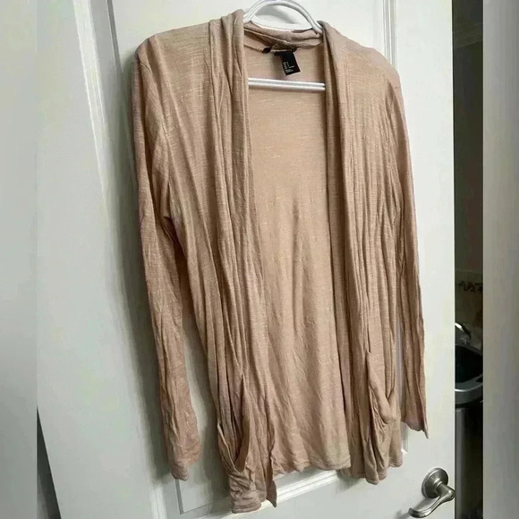 Size Small H&M Cardigan - SHEER CRAYOLA PEACH - Picture 9 of 11